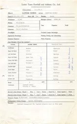 Hereford United H 9.10.1976 Match Paperwork