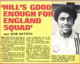 Hill is Good Enough For England 1979/80