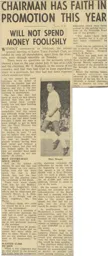 Hodgson Confident Of Promotion 1966