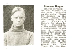 Horace Gager Luton News Handbook 1938-39