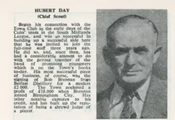 Hubert Day Luton News Handbook 1950-51