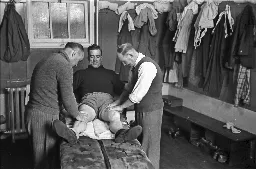 Tom Mackey, Hugh Billington, Arthur Pembleton
