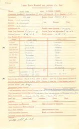 Hull City A 27.2.1965 Match Paperwork