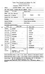 Hull City H 16.8.1975 Match Paperwork