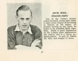 Jack Ball Luton News Handbook 1946-47