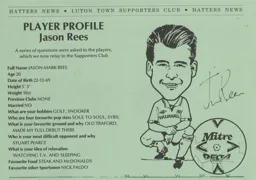 Jason Rees Article Supporters Club Fanzine Issue 7 1990