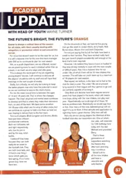 Jerome Jibodu and Brett Longden Academy Update 2012:13 Programme Article