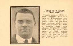 Jimmy Walker Luton News Handbook 1924-25