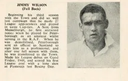 Jimmy Wilson Luton News Handbook 1949-50
