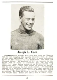 Joe Coen Luton News Handbook 1939-40