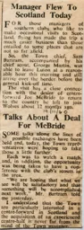 Joe McBride Transfer