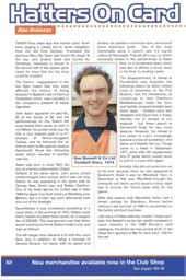 John Aston playing card - 99:00 programme feature