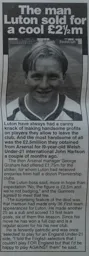 John Hartson Article Hatters News Issue 4 1995