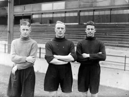 John Hodge, Jack Ball, Bill Godfrey (2)