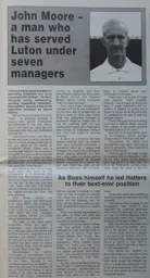 John Moore Article Hatters News Issue 5 1995