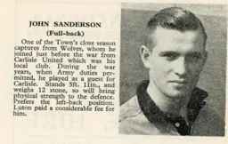 John Sanderson Luton News Handbook 1946-47