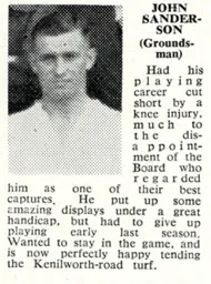 John Sanderson Luton News Handbook 1948-49