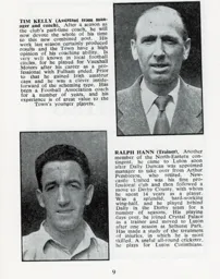 Kelly Hann Luton News Handbook 1952-53