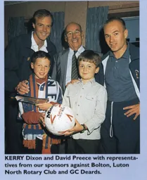 Kerry Dixon and David Preece meeting the sponsors - 94:95 programme feature