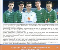 Kevin Foley, Stephen O'Leary, Keith Keane, Matthew Judge and Sean Ridgway for Ireland - 03:04 programme feature
