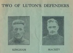 Kingham Mackey Programme Photos 1931-32