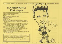 Kurt Nogan Article Supporters Club Fanzine Issue 12 1991