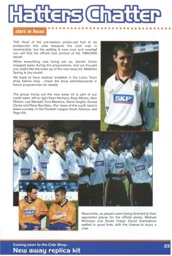 Lee Mansell, Michael McIndoe, Stuart Fraser and Matthew Spring trying on the new kit at the photo call - 99:00 programme feature