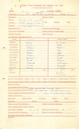 Leeds United A 26.12.1947 Match Paperwork