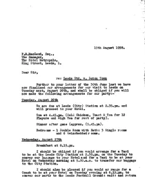 Leeds United A 26.8.1958 Match Paperwork & Correspondence_Part2