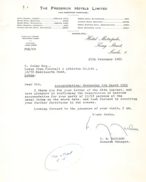 Leeds United A 8.3.1961 Match Paperwork & Correspondence_Part2