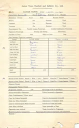 Leeds United H 8.4.1955 Match Paperwork