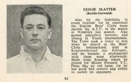 Leslie Slatter Luton News Handbook 1949-50