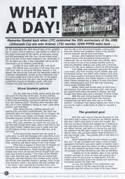 Littlewoods Cup Memories John Pyper SC Fanzine Issue 77