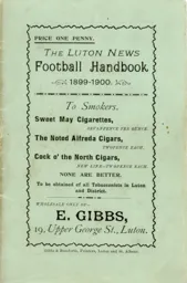 Luton News Football Handbook 1899-00