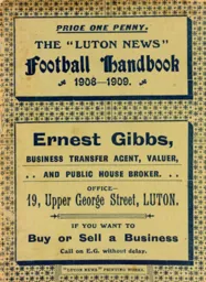 Luton News Football Handbook 1908-09