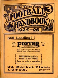 Luton News Football Handbook 1925-26