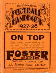 Luton News Football Handbook 1927-28