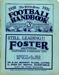Luton News Football Handbook 1930-31