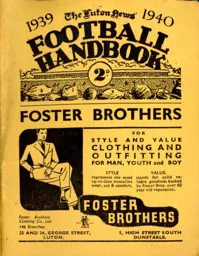 Luton News Football Handbook 1939-40