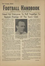 Luton News Football Handbook 1963-64