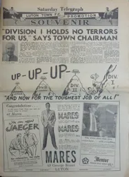 Luton News Promotion Souvenir 1954-55