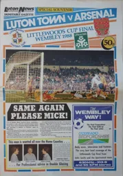 Luton News Wembley Souvenir 1988
