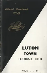 Luton Town Official Handbook 1951-52