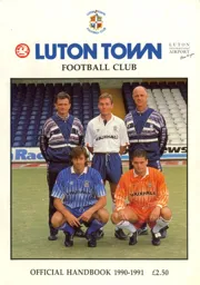 Luton Town Official Handbook 1990-91