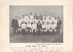 Luton Town Team Photo 1925-26
