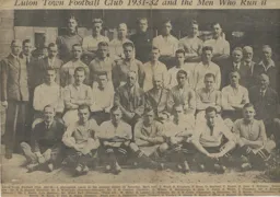 Luton Town Team Photo 1931-32 2