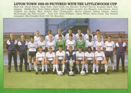 Luton Town Team Photo 1988-89