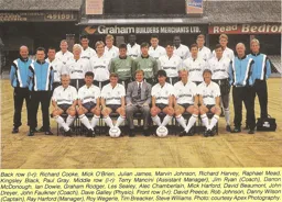 Luton Town Team Photo 1989-90