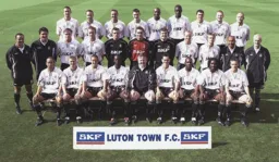 Luton Town Team Photo 2001-02 2