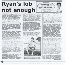 Luton v Man City Apr 1975 Supporters Club Fanzine Issue 71